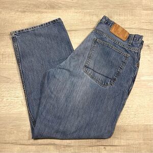 Vintage Y2K Nautica Baggy Wide Leg Blue Denim Jeans 36 x 29